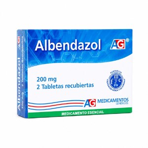 ALBENDAZOL 200 MG - CAJA x 2 TAB