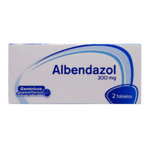ALBENDAZOL 200MG CX2 TB (COASPHARMA) - COASPHARMA