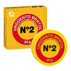ALCANFOR/MENTOL/SALICILATO UNG TOP. - TUBO x 12 GR (UNGUENTO MENTOL N°2)