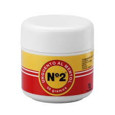 ALCANFOR/MENTOL/SALICILATO UNG TOP. - TUBO x 50 GR (UNGUENTO MENTOL N°2)