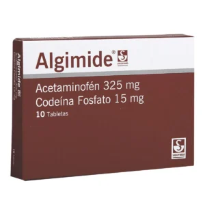 (ALGIMIDE) ACETAMINOFEN/CODEINA 325MG/15MG - CAJA x 10 TAB