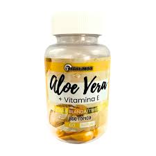 ALOE VERA + VITAMINA E - FCO x 60 PERLAS FACIALES TWIST OFF - TOTALMAX