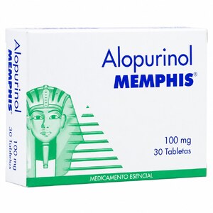 ALOPURINOL 100MG CX30 TB (MEMPHIS) - MEMPHIS