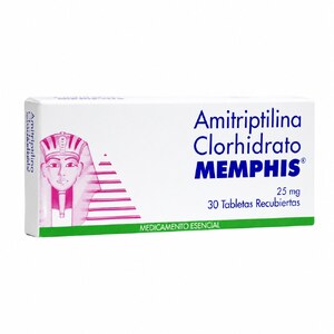 AMITRIPTILINA CLORHIDRATO 25 MG - CAJA x 30 TAB