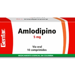 AMLODIPINO 5 MG - CAJA x 10 TAB