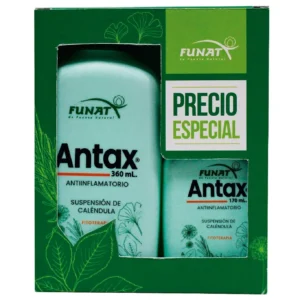 ANTAX CALENDULA SUSP. - CAJA x 1 FCO x 360 ML + 1 FCO x 170 ML OFERTA ESPECIAL
