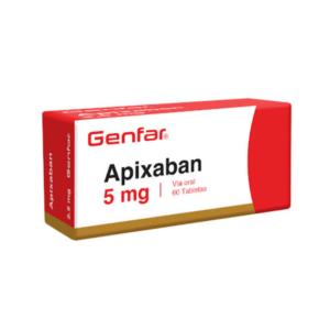 APIXABAN 5 MG - CAJA x 60 TAB RECU