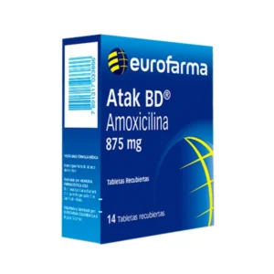 ATAK BD 875 MG - CAJA x 14 TAB