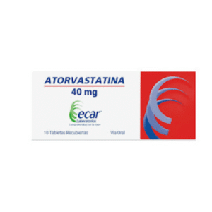 ATORVASTATINA 40 MG - CAJA x 100 TAB