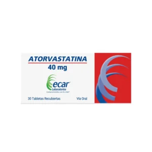 ATORVASTATINA 40 MG - CAJA x 30 TAB