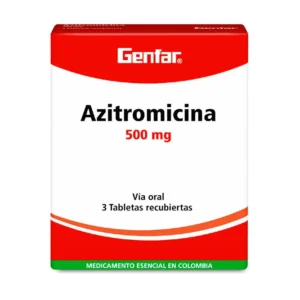 AZITROMICINA 500 MG - CAJA x 3 TAB