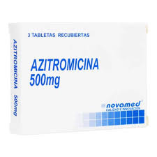AZITROMICINA 500 MG - CAJA x 3 TAB REC.