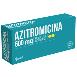 AZITROMICINA 500MG CX60TAB RECUBIERTAS(LAPROFF) - LAPROFF