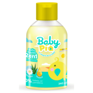 BAÑO LIQUIDO 2 EN 1 PARA BEBES DIA CABELLO & CUERPO BABY PIO + FCO x 310 ML