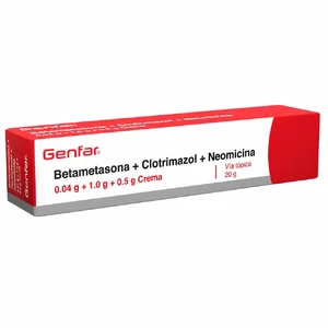 BETAMETASONA 0.04 GR + CLOTRIM 1 GR + NEOM 0.5 GR CREMA - TUBO x 20 GR