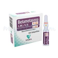 BETAMETASONA 4MG/ML CX10 AMP (VITALIS) - VITALIS