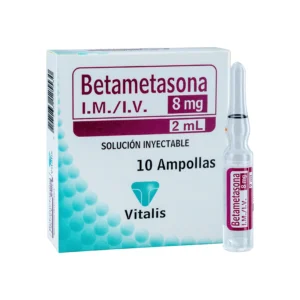 BETAMETASONA 8 MG/2 ML SLN INY - CAJA x 10 AMP