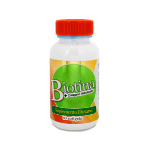 BIOTINA 900MCG+COLAGENO HIDROLIZADO 200MG FX60CAP (COMERLAT) - COMERLAT