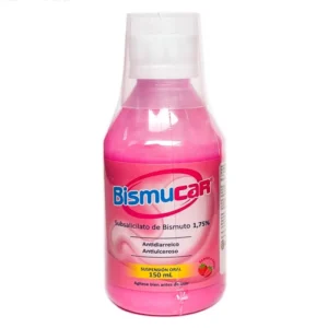 BISMUCAR 1.75% SUSP FX150ML (SUBSALICILATO DE BISMUTO) (EUROFARMA) - DISTRIBUIDORES