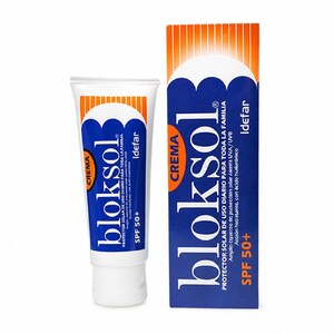 BLOQUEADOR SOLAR BLOKSOL SPF 50+ CREMA TOP - TUBO x 60 GR