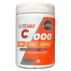 C2000 CON VITAMIA C ELITEMAX EN POLVO - TARRO x 300 G - SABOR ARTI. A NARANJA