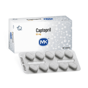 CAPTOPRIL 50 MG - CAJA x 30 TAB