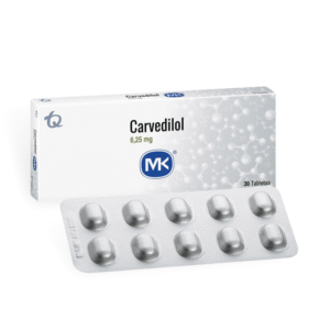 CARVEDILOL 6.25 MG - CAJA x 30 TAB