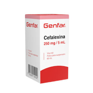 CEFALEXINA 250MG/5ML FX60ML SUSP(GENFAR) - GENFAR