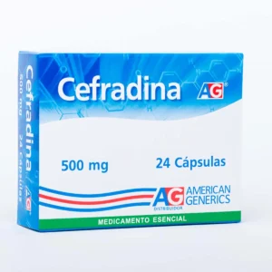 CEFRADINA 500 MG - CAJA x 24 CAP