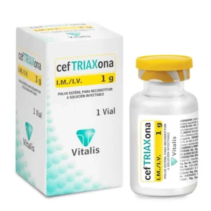 CEFTRIAXONA 1GR FX1 VIAL (VITALIS) - VITALIS