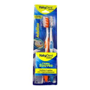 CEPILLO DENTAL YOKY DENT YDA 104 SUAVE DUO - BLISTER x 2 UNDS