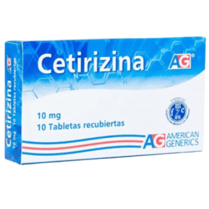 CETIRIZINA 10 MG - CAJA x 10 TAB