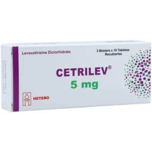 (CETRILEV) LEVOCETIRIZINA 5 MG - CAJA x 30 TAB REC