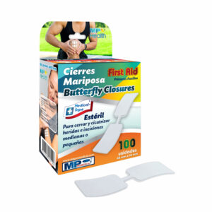 CIERRES MARIPOSA ESTERIL PARA CICATRIZAR - CAJA x 100 UNID