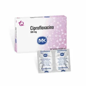 CIPROFLOXACINA 500 MG - CAJA x 10 TAB