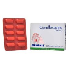 CIPROFLOXACINA 500 MG - CAJA x 10 TAB