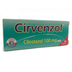 (CIRVENZOL) CILOSTAZOL 100 MG - CAJA x 30 TAB