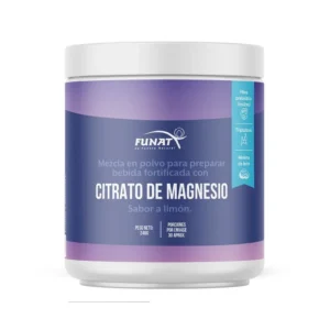 CITRATRO DE MAGNESIO MEZCLA EN POLVO PARA PREPARAR BEBIDA FORTIFICADA - TARRO x 240 G - SABOR LIMON