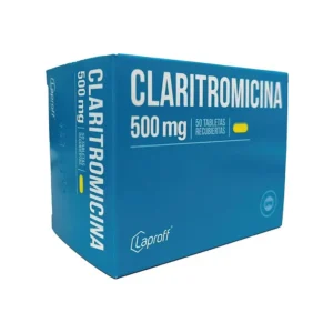 CLARITROMICINA 500 MG - CAJA x 50 TAB REC.