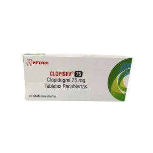 (CLOPISEV) CLOPIDOGREL 75 MG - CAJA x 30 TAB REC.