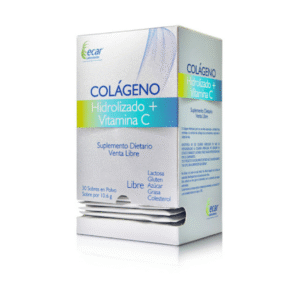 COLAGENO HIDROLIZADO + VITAMINA C EN POLVO - CAJA x 30 SOB x 10.6 G C/U