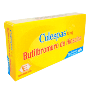 (COLESPAS) HIOSCINA N BUTIL BROMURO 10 MG - CAJA x 30 TAB RECU