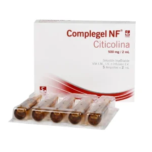 (COMPLEGEL NF) CITICOLINA 500 MG/2 ML SLN INY - CAJA x 5 AMP
