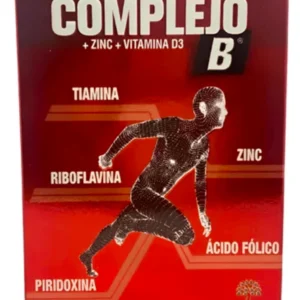 COMPLEJO B + ZINC + VITAMINA D3 - CAJA x 30 CAPS BLANDAS
