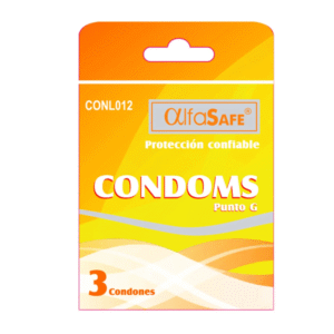CONDON PUNTO G ALFASAFE - CAJA x 3 PRESERVATIVOS