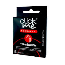 CONDONES CLICK ME-ULTRA SENSIBLE CX3UND (ROJO) (DISPOCOL) - DISPOCOL