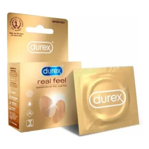 CONDONES DUREX-REAL FEEL CX3UND (DORADO) - DISTRIBUIDORES