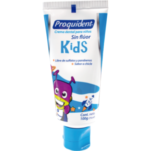 CREMA DENTAL KIDS NATURALS SIN FLUOR TX75ML (CHICLE) (PROQUIDENT) - PROQUIDENT