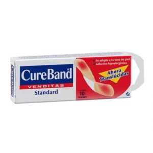 CUREBAND VENDITAS TRANSLUCIDAS - CAJA x 10 UND