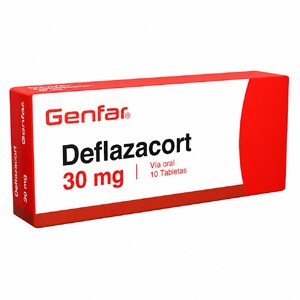 DEFLAZACORT 30MG CX10 TB(GENFAR) - GENFAR